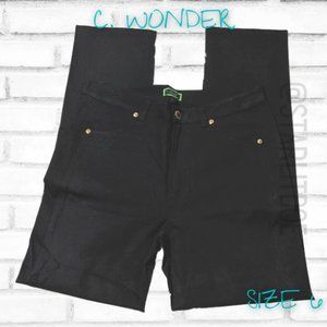 *SOLD* Black Denim Slim Stretch Ankle Pants  C.Wonder 6 Women